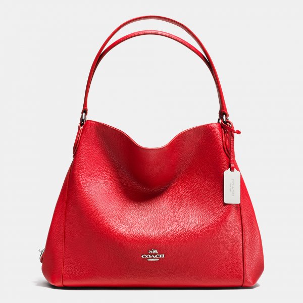 Coach Edie Shoulder Bag 31 In Refined Pebble Leather In Low Price