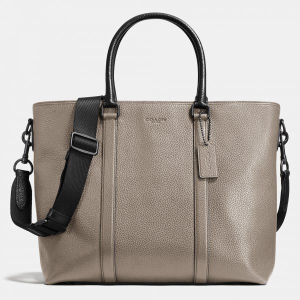 High Quality Embossing Coach Metropolitan Tote In Pebble Leather  High Quality Embossing Coach Metropolitan Tote In Pebble Leather