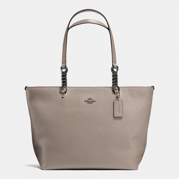 High Quality Handbags Coach Sophia Tote In Pebble Leather