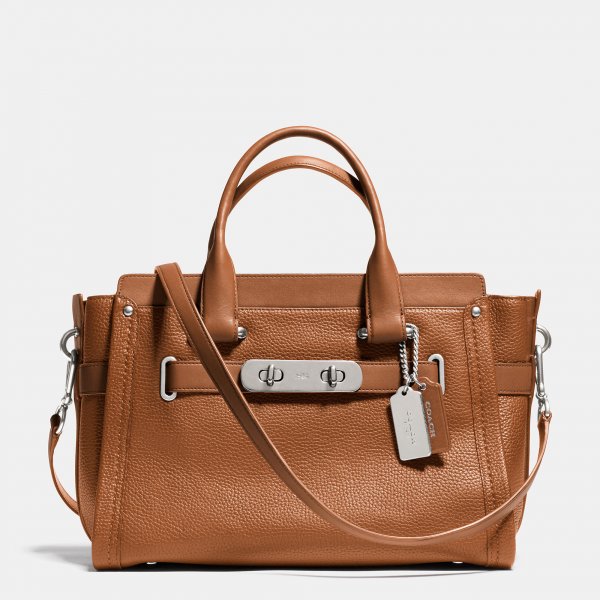 High Quality Brand Coach Swagger Carryall In Pebble Leather  High Quality Brand Coach Swagger Carryall In Pebble Leather