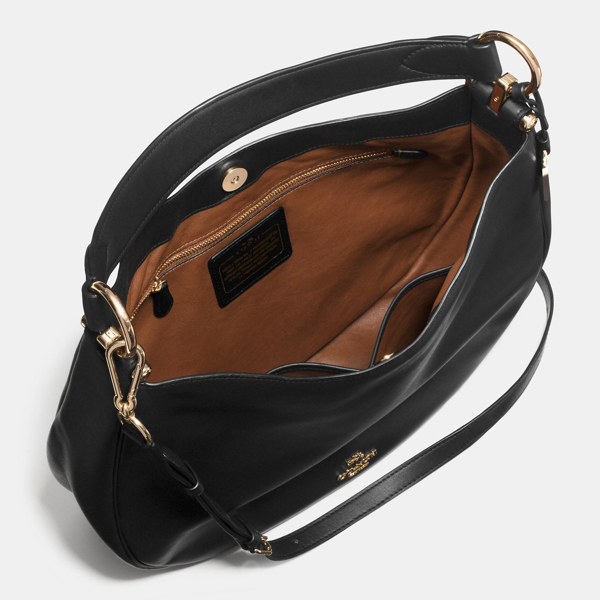 2016 New Designer Coach Nomad Hobo In Glovetanned Leather ...