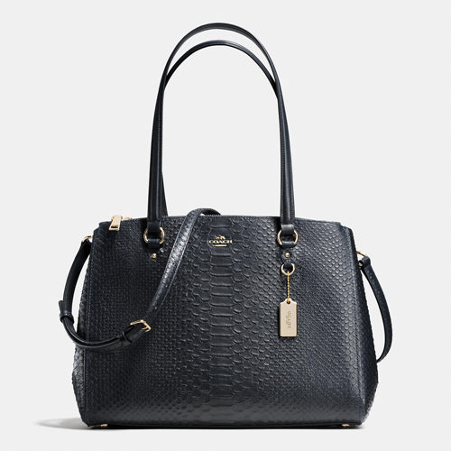 Coach Outlet Stanton Carryall In Stamped Snakeskin Leather ...