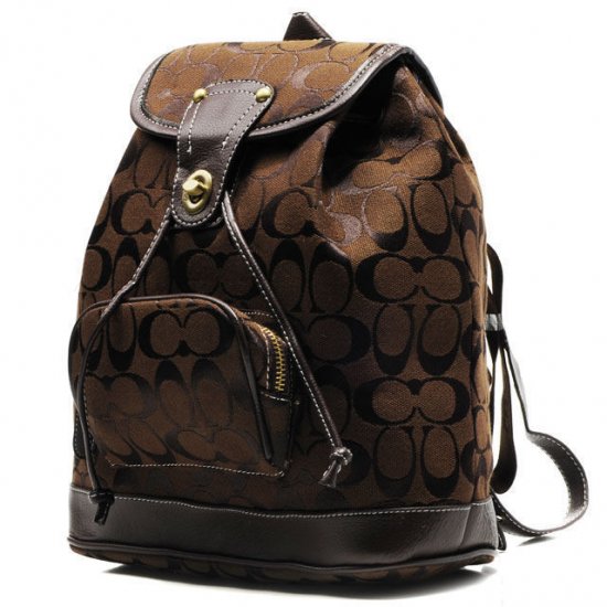 Coach Classic In Signature Medium Coffee Backpacks CBL [coach20210389 ...