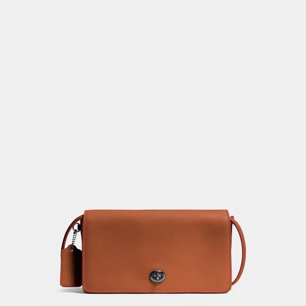 Genuine Leather Coach Dinky Crossbody In Glovetanned Leather